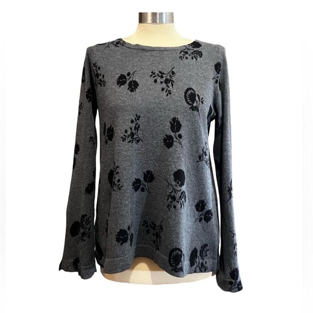 Loft Women's Grey and Black Jumper